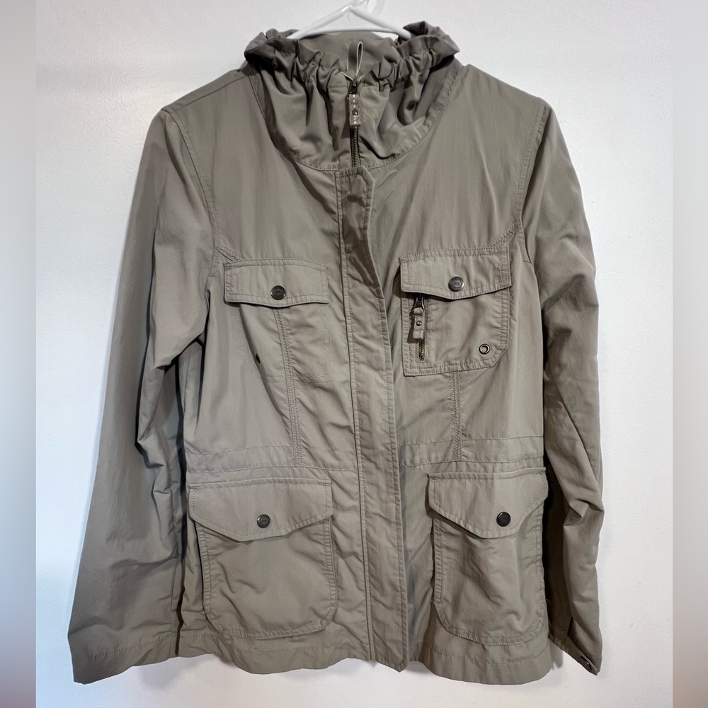 Eddie Bauer Travex Utility Khaki Jacket Women’s Medium